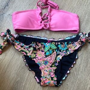 Victoria’s Secret scrunchie bottom bikini small NEW